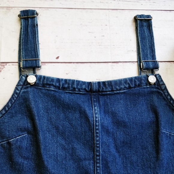 MADEWELL Blue Denim Hillview Overall Dress Size 12 - Picture 3 of 8